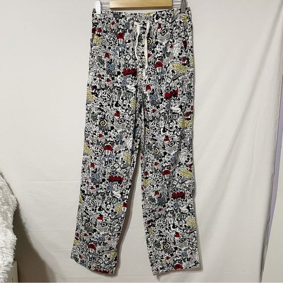 S Mickey Mouse Scrub Pants Allover Print - Picture 2 of 8